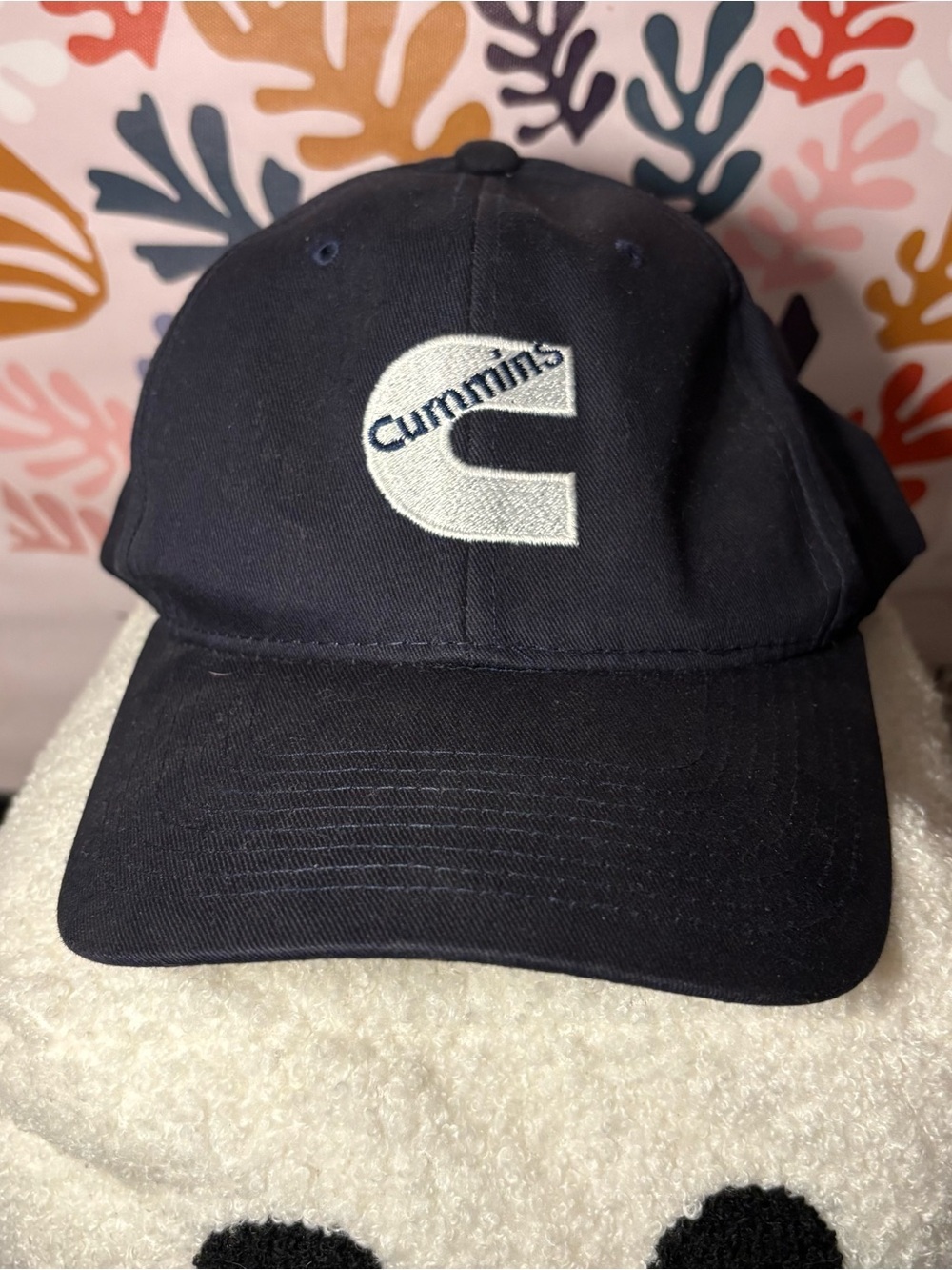 Vintage Cummins Diesel Embroidered Navy Blue Snapback Cap